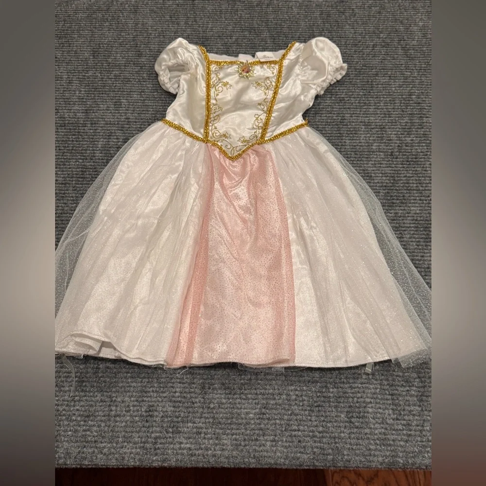 Lot of 2 Disney Princess Dresses Girls Sz 4/5 XS - Picture 2 of 5